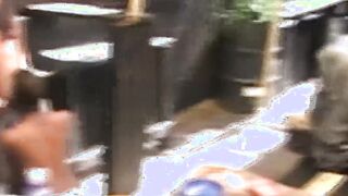 Black gay ass stuffed with white mature dick after blowjob