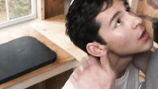 Petite tight Gay Damien analed by his gardener