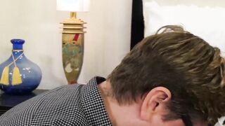 Cuckold hubby watches wife get fucked in front of him