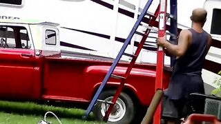 Matt stops by to help out around the place in a special way