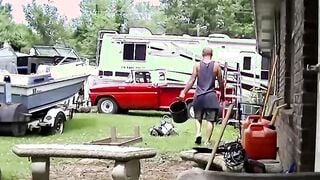 Matt stops by to help out around the place in a special way