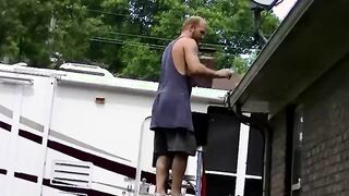 Matt stops by to help out around the place in a special way