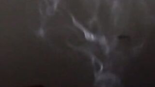 Letting my buddy drill me after we smoke and play cards