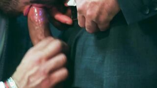 Sexy office boy pounded gay coworkers ass in the CCTV room
