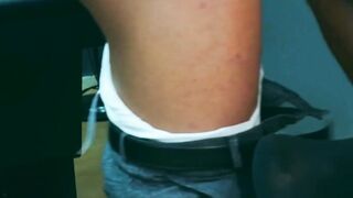 Sexy office boy pounded gay coworkers ass in the CCTV room