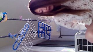 Shy babe from Japan pees on floor during multiple occasions