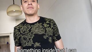 Latino guy is willing to become gay to earn some quick money