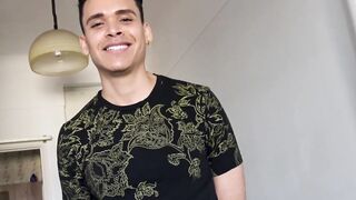 Latino guy is willing to become gay to earn some quick money