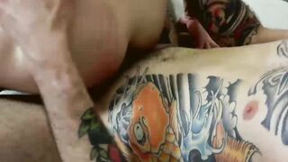 Pierced Luke Harding enjoys Mickey Carpathios dick inside