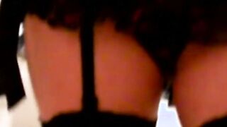 Pierced UK babe nailed doggy style before reverse cowgirl