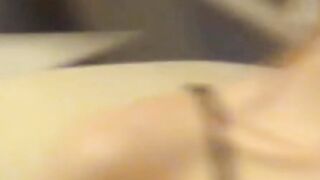 Nerdy Japanese beauty teasing her clit and pussy