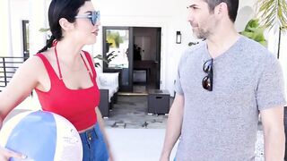 Curvy bikini neighbor craves for dicking