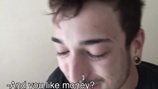 Latino dude gets hardcore anal and sucks cock for some cash