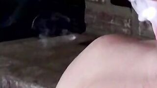 Sensual dick stroking after smoking session fantasy
