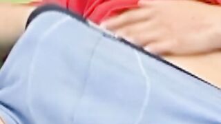 Young latino fiddles ass and cums in masturbation solo
