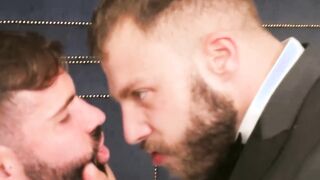 Sexy butlers help me get off a load in their mouth and ass