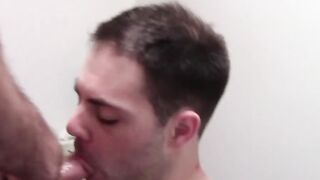 Cock addicted amateur deepthroats thick rock hard cock
