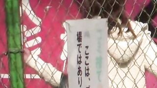 Hidden cam of Japanese girls pissing in public bathroom