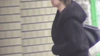 Hidden cam of Japanese girls pissing in public bathroom