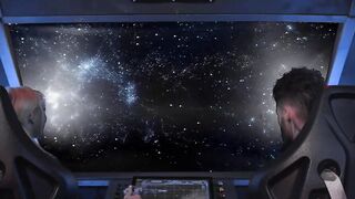 Sexy Tbabe astronaut gets analed by her friend