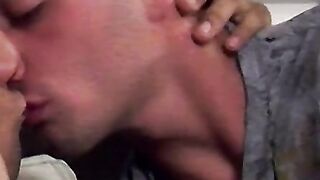 Sucking my chainsmoker stepbro before he goes to bed