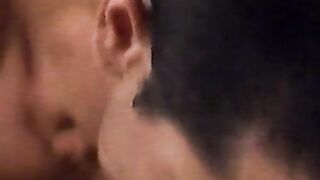 Sucking my chainsmoker stepbro before he goes to bed