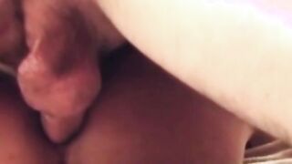 Oriental gay uses his feet and tight ass to please his daddy
