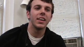 Charming homo Antonio does solo masturbation session for fan