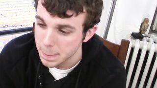 Charming homo Antonio does solo masturbation session for fan