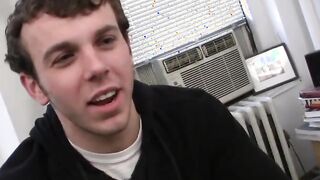 Charming homo Antonio does solo masturbation session for fan