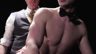 Rich Snow fucks Coles ass while live in auction