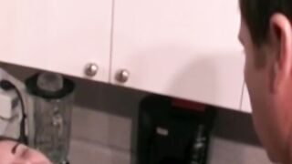 Skinny twink Micah Lawrence moans during intense raw sex