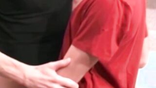 Skinny twink Micah Lawrence moans during intense raw sex