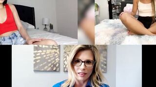 MILF Cory Chase webcam masturbation with kinky stepdaughters