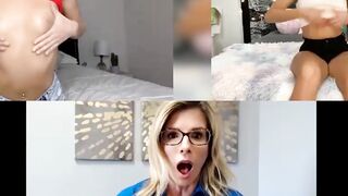 MILF Cory Chase webcam masturbation with kinky stepdaughters