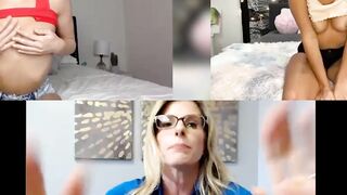 MILF Cory Chase webcam masturbation with kinky stepdaughters