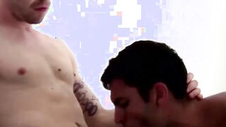 Horny twink gets passionate rimming in sixtynine after BJ