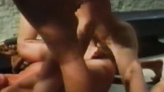 Bottom gay amateur barebacked hardcore in wild threesome