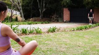 Latina Yogi wants to suck hard dick