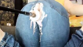 Fuck Machine Creams PAWG MILFs Jeans
