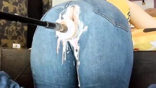 Fuck Machine Creams PAWG MILFs Jeans