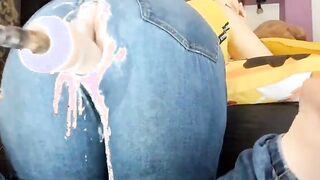 Fuck Machine Creams PAWG MILFs Jeans