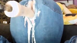 Fuck Machine Creams PAWG MILFs Jeans