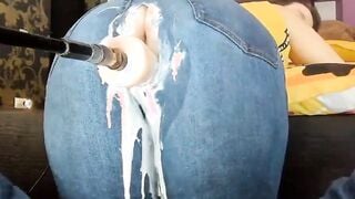 Fuck Machine Creams PAWG MILFs Jeans