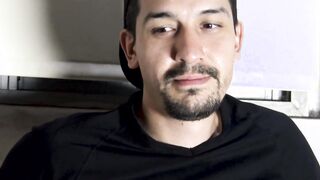 Straight Latin amateur cums in gays mouth after cock riding