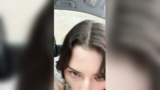 Teen Babe Amateur Car Blowjob