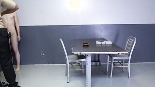 Officer barebacks thieving young dude after being sucked off