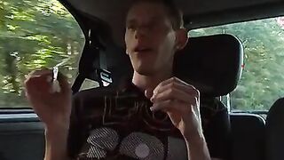 Twinks Josh, Danny and Todd breeding in the back seat