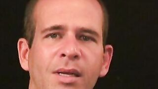 Mature dude pleasures his cock and balls with electric toys