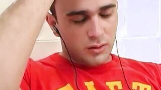 College dude Marcelo explores the depth of his ass hole